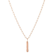 Load image into Gallery viewer, Elongated Rose Gold &amp; Diamond Charm
