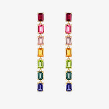 Load image into Gallery viewer, Emerald Cut Dangle Earring
